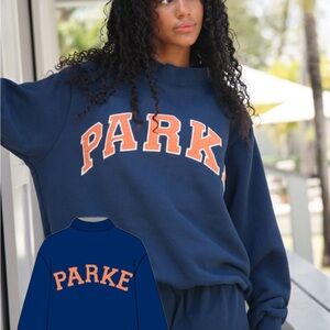 Parke Denim + Creamsicle Mockneck Sweatshirt